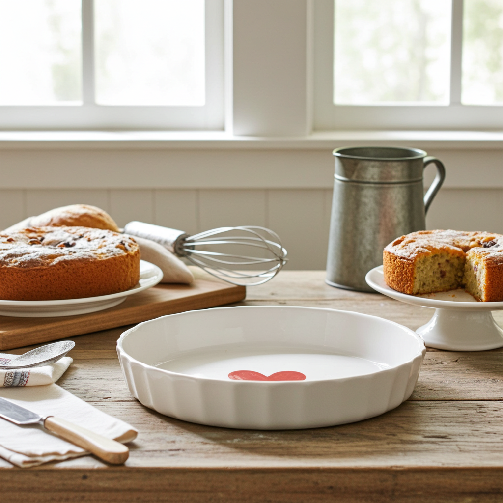 Tortiera in gres "Cuore" - Simple Day