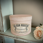 Hand-painted hatbox - Pink