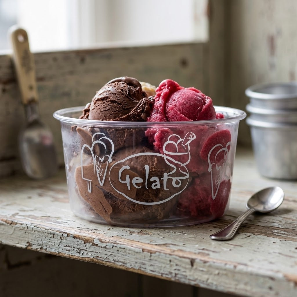 Set of 2 "Gelato" glass bowls - Simple Day