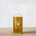"Un filo d'olio" 570ml oil cruet &amp; "Un goccio di vinegar" 350ml vinegar bottle - Simple Day