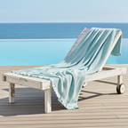 Telo mare nido d'ape in cotone con frappa in diversi colori - L'Atelier 17