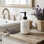 White Liquid Soap Dispenser - Bastion Collection