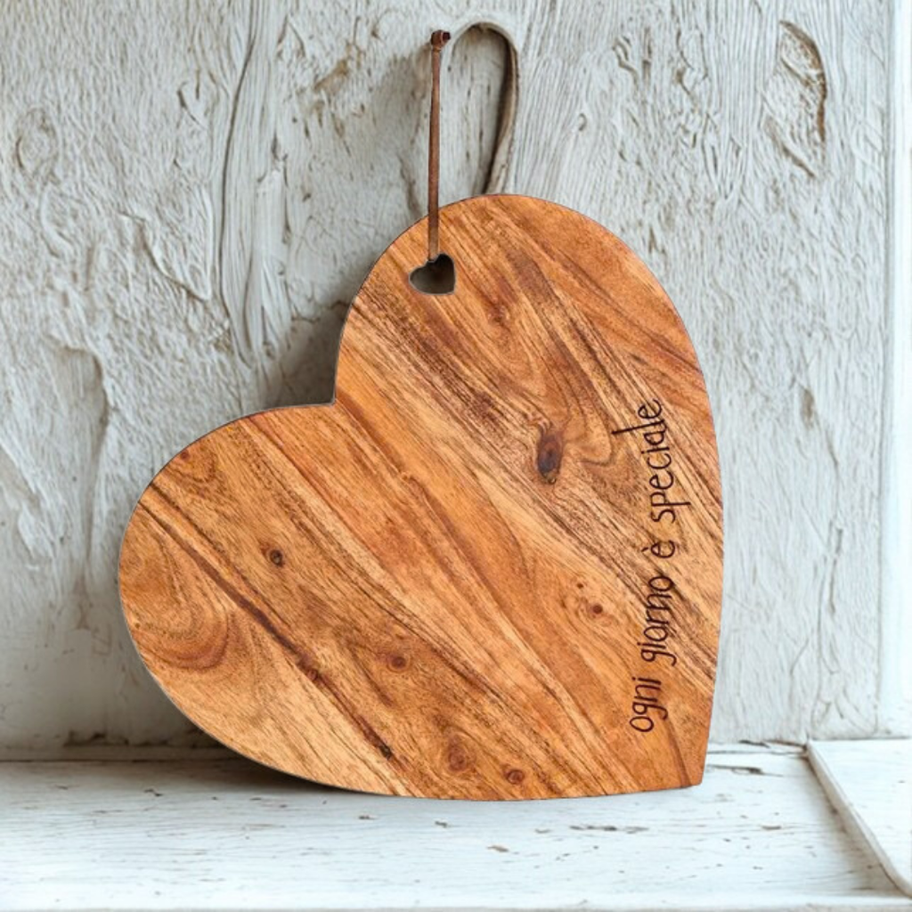 Tagliere a cuore "Ogni giorno è speciale" - Simple Day