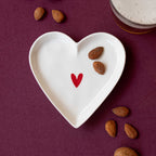 Set 2 piattini cuore rosso - Simple Day
