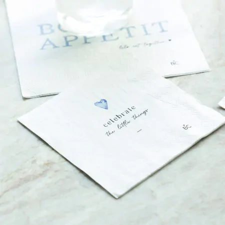 Tovagliolini carta "Celebrate the little things" 20pz - Bastion Collection
