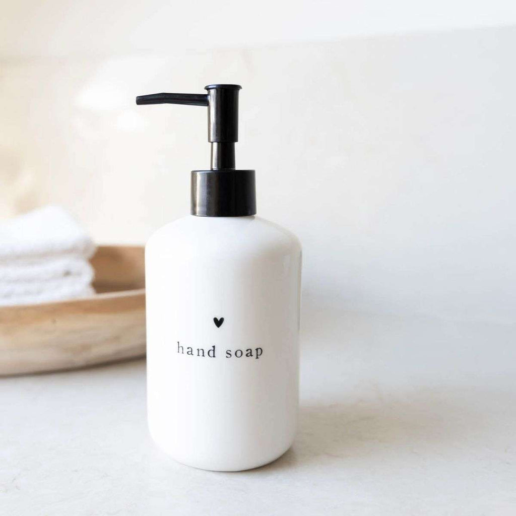 White Liquid Soap Dispenser - Bastion Collection
