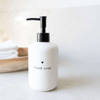 White Liquid Soap Dispenser - Bastion Collection