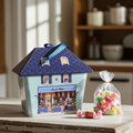Scatola di latta Mini casetta Sweet shop - StyleBox