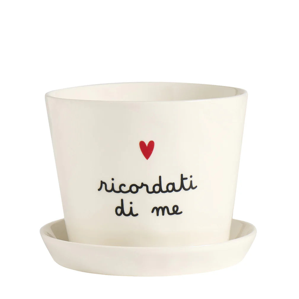 "Remember Me" Vase with Saucer - Simple Day